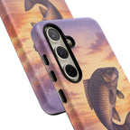 Phone Case — Coffee & Carp Sunrise Fishing Design