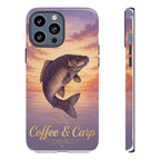 Phone Case — Coffee & Carp Sunrise Fishing Design