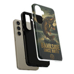 Phone Case - "Bankside Since Birth" Fishing Design (Carp Jumping, Angler Gift)
