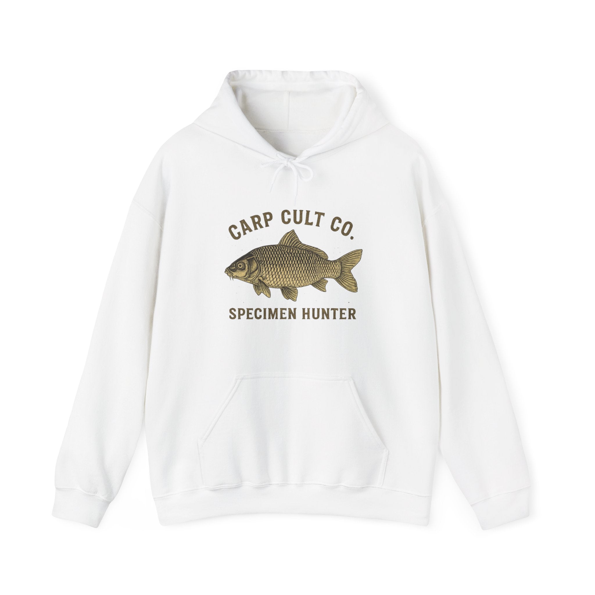 Carp Cult Co. 'Specimen Hunter' Hoodie — Fishing Graphic Sweatshirt