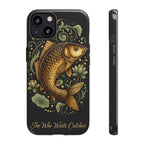 Phone Case — Carp Fish 'She Who Waits Catches' Protective Hard Cover