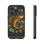 Phone Case — Carp Fish 'She Who Waits Catches' Protective Hard Cover
