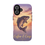 Phone Case — Coffee & Carp Sunrise Fishing Design