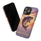 Phone Case — Coffee & Carp Sunrise Fishing Design