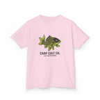 Kids Carp Cult Co. Tee — Green Carp Fishing Graphic Shirt