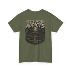 T-Shirt — "Session Addicts" Vintage Fishing Graphic Tee