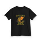 Kids Fishing Tee — "Little Angler" Carp Cult Co. Graphic