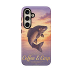 Phone Case — Coffee & Carp Sunrise Fishing Design