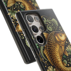 Phone Case — Carp Fish 'She Who Waits Catches' Protective Hard Cover
