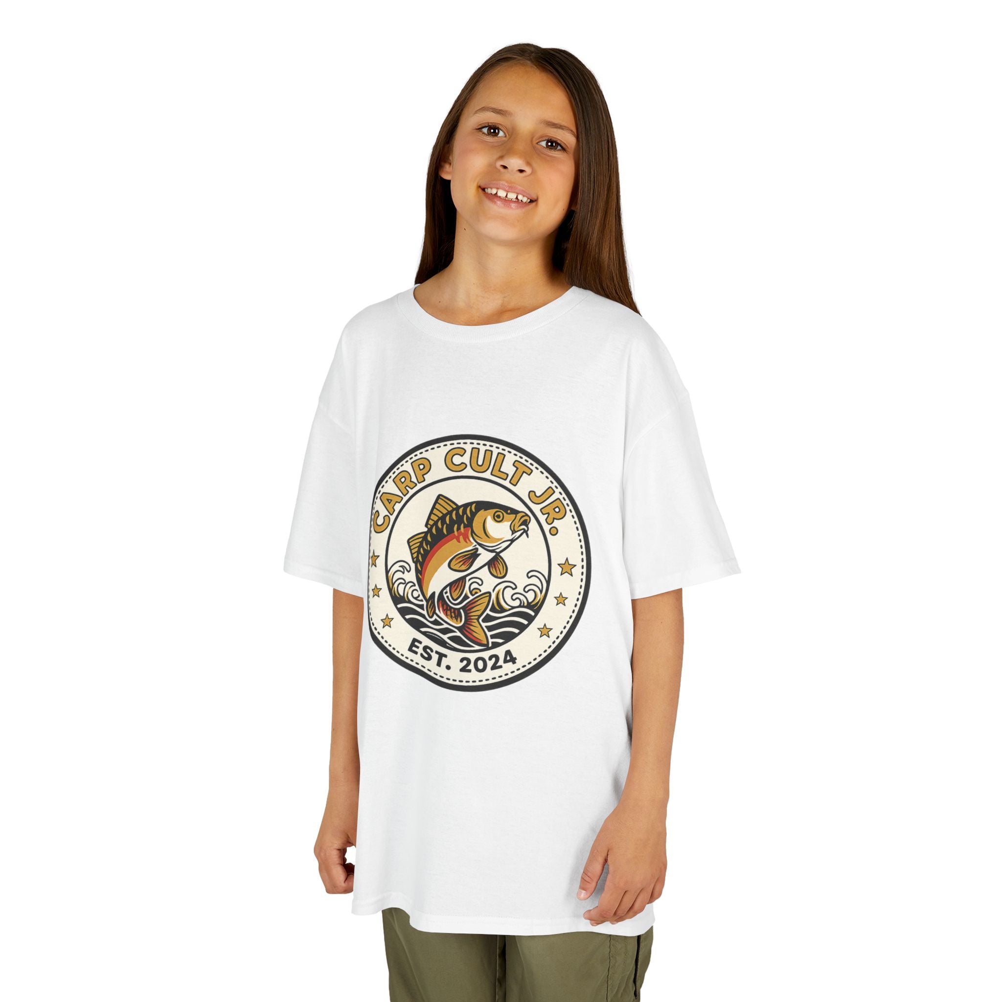 Carp Club Kids T-Shirt — Fishing Graphic Tee for Young Anglers (Carp Cult Co.)