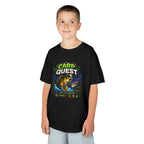 Kids Tee — "Carp Quest" Fishing Adventure Graphic Shirt