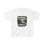 Kids T-Shirt — "No Signal. Perfect." Carp Fishing " Graphic Tee