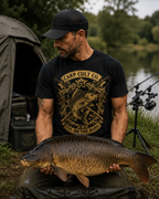 Carp Cult Co. Fishing T-Shirt – "Est. On The Bank" Vintage Angler Tee