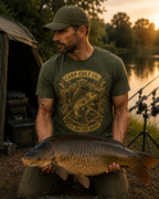Carp Cult Co. Fishing T-Shirt – "Est. On The Bank" Vintage Angler Tee