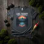 Lake Therapy T-Shirt - Where the Mind Finds Peace - Carp Cult Co.