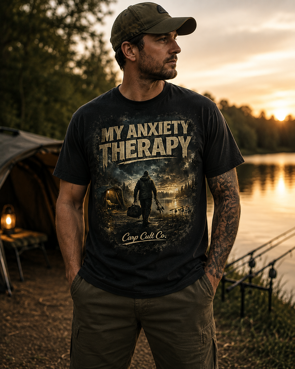 My Anxiety Therapy Fishing T‑Shirt — Relaxing Fishing Vibe Tee for Anglers